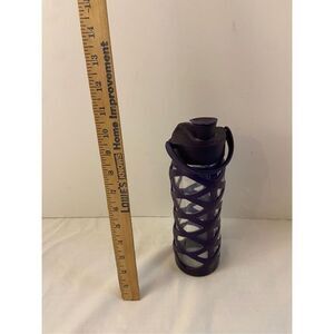 Glass bottle Life Factory purple rubber Made in‎ USA